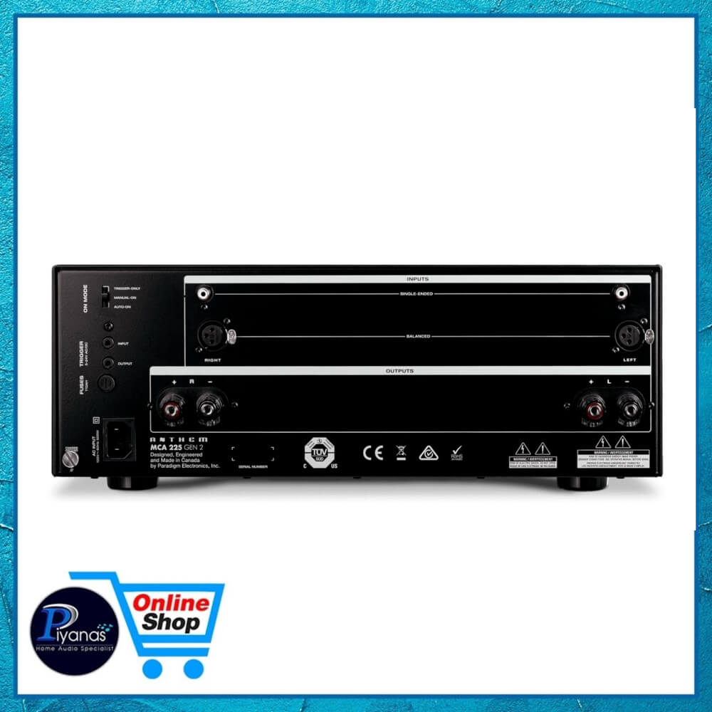 เพาเวอร์แอมป์ ANTHEM : MCA-225 GEN2 (BLACK)